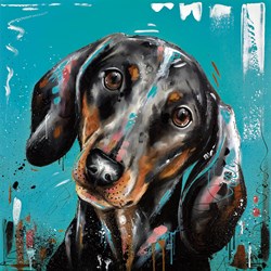 The Faithful Friend by Samantha Ellis - Box Canvas sized 20x20 inches. Available from Whitewall Galleries
